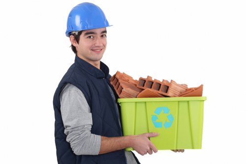 Residents participating in waste recycling in Mitcham