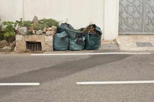Eco-friendly waste sorting at a Mitcham building site