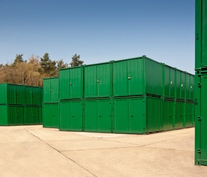 Mixed recyclables being sorted at a regional transfer station