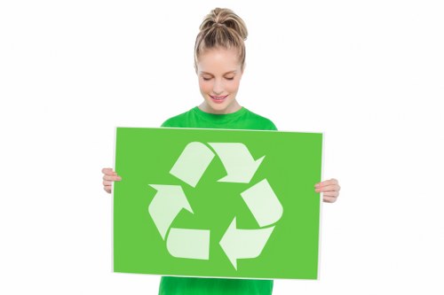 Large skip for construction waste
