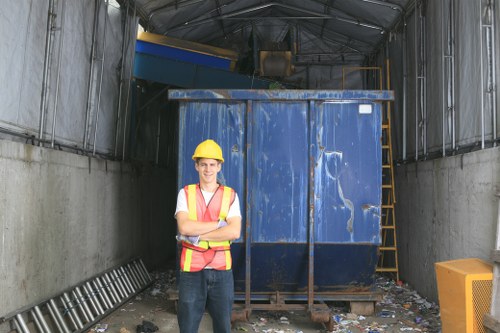 Lockable skip ensuring secure waste disposal